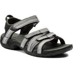 Sandały TEVA - Tirra 4266 Black/White Multi. Czarne klapki damskie Teva, bez wzorów, z tworzywa sztucznego, bez obcasa. W wyprzedaży za 249,00 zł.