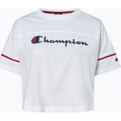 Champion - T-shirt damski, biały. Białe t-shirty damskie Champion, s, bez wzorów, bez kołnierzyka. Za 119,95 zł.