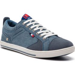 Półbuty LANETTI - M17SS720-1 Navy. Niebieskie półbuty męskie Lanetti, na co dzień, bez wzorów, z tworzywa sztucznego, bez zapięcia. Za 119,99 zł.
