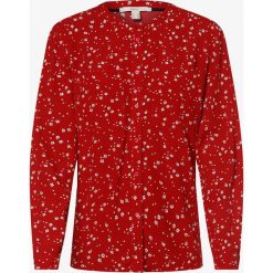 Esprit Casual - Bluzka damska, czerwony. Czerwone bluzki damskie Esprit Casual, w kwiaty, casualowe, bez kołnierzyka, bez rękawów. Za 169,95 zł.