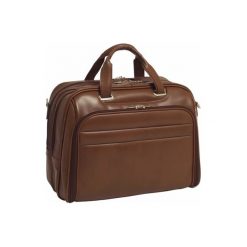 Torba MCKLEIN Springfield 17 cali Brązowy. Pomarańczowe plecaki męskie Mcklein, w paski, biznesowe. Za 1027,99 zł.