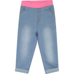 TXM Spodnie niemowlęce dziewczęce jeans 92 NIEBIESKI. Niebieskie spodnie niemowlęce TXM, bez wzorów, z jeansu. Za 29,99 zł.