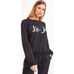 BLUZA LIU JO SPORT. Czarne bluzy sportowe damskie Liu Jo Sport, xl, z haftami, z elastanu, bez rękawów, bez kaptura. Za 459,00 zł.