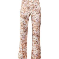 Spodnie z wysokim stanem: For Love & Lemons RENATA HIGH WAIST PANTS Spodnie materiałowe tan floral