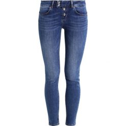 Liu Jo Jeans BOTTOM UP RIVER REG.W. Jeans Skinny Fit blue. Niebieskie jeansy damskie marki Liu Jo Jeans, z elastanu. W wyprzedaży za 374,25 zł.