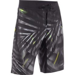 Spodenki surfing standardowe BS 500L Jungle. Czarne koszulki męskie OLAIAN, l, bez wzorów, z poliesteru, klasyczne, na fitness i siłownię. Za 79,99 zł.
