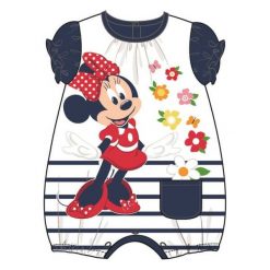 Disney By Arnetta Ubranko Dziewczęce Minnie 56 Biały/Niebieski. Niebieskie kombinezony niemowlęce Disney By Arnetta, z motywem z bajki, z materiału, eleganckie, bez rękawów, bez kaptura. Za 39,00 zł.
