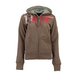 Geographical Norway Bluza Damska Gasmine M Brązowa. Pomarańczowe bluzy damskie marki Geographical Norway, m, z nadrukiem, bez rękawów, bez kaptura. W wyprzedaży za 137,00 zł.