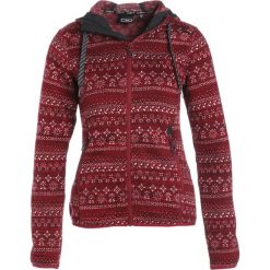 CMP FIX HOOD Kurtka z polaru wine. Fioletowe kurtki sportowe damskie CMP, z poliesteru. W wyprzedaży za 230,30 zł.