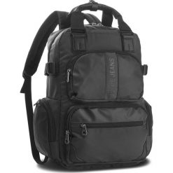 Plecak PEPE JEANS - Bromley Laptop PM120026 Black 999. Czarne plecaki męskie Pepe Jeans, z jeansu. Za 219,00 zł.