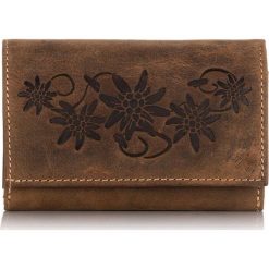 SKÓRZANY PORTFEL DAMSKI VINTAGE KWIATKI. Portfele damskie Harold's, w kwiaty, ze skóry. Za 119,00 zł.
