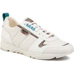 Sneakersy HUGO - Hybrid 50421084 10222800 01 Open White 120. Białe sneakersy męskie HUGO, na co dzień, bez wzorów, ze skóry ekologicznej, klasyczne, bez zapięcia. W wyprzedaży za 589,00 zł.