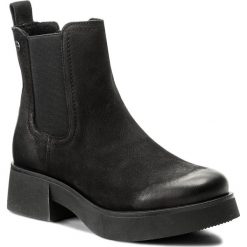 Botki LASOCKI - ATA-01 Czarny. Czarne botki damskie na obcasie marki Lasocki, z materiału. Za 229,99 zł.