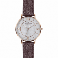 Frederic Graff Rose Liskamm Lychee bordeaux Leather FAI-B016R. Czerwone zegarki damskie Frederic Graff, złote. W wyprzedaży za 249,00 zł.
