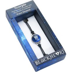 Blackheart Sternzeichen Skorpion Bransoletka niebieski. Niebieskie bransoletki damskie marki Blackheart, z syntetyku. Za 42,90 zł.