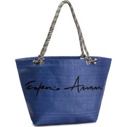 Torebka EMPORIO ARMANI - 262587 9P331 10936 Blue. Niebieskie torebki klasyczne damskie Emporio Armani, bez wzorów, z tworzywa sztucznego, klasyczne, bez dodatków. W wyprzedaży za 299,00 zł.