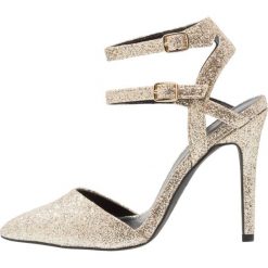 Sandały damskie: New Look Wide Fit WIDE FIT SOPART Sandały na obcasie gold