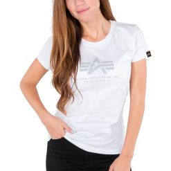 ALPHA INDUSTRIES LOGO T WMN > 17805109. Koszulki damskie Alpha Industries, xl, z aplikacjami, z bawełny, street, z okrągłym kołnierzem. Za 99,99 zł.