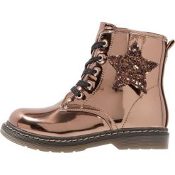 Buty zimowe damskie: Gioseppo Botki sznurowane bronce
