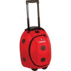 Walizki: Littlelife Walizka Dziecięca Animal Wheelie Duffle – Ladybird
