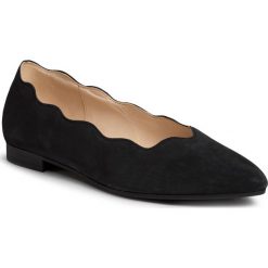 Baleriny GABOR - 41.300.16 Pazifik. Niebieskie baleriny damskie Gabor, bez wzorów, ze skóry, bez obcasa. Za 449,00 zł.