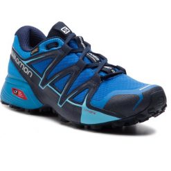 Buty SALOMON - Speedcross Vario 2 Gtx GORE-TEX 406607 27 V0 Sky Diver/Indigo Bunting/Navy Blazer. Niebieskie buty sportowe męskie Salomon, ze skóry ekologicznej, bez zapięcia, do biegania, salomon speedcross, gore-tex. Za 549,00 zł.