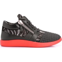 Giuseppe Zanotti Sneakersy. Czerwone trampki i tenisówki damskie Giuseppe Zanotti, ze skóry. Za 1299,00 zł.