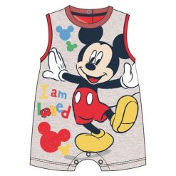 Disney By Arnetta Ubranko Chłopięce Mickey Mouse 74 Szare. Szare kombinezony niemowlęce Disney By Arnetta, z motywem z bajki, z materiału, eleganckie, bez rękawów, bez kaptura. W wyprzedaży za 33,00 zł.