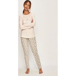 Henderson Ladies - Piżama. Szare piżamy damskie Henderson Ladies, s, z nadrukiem, z bawełny, bez rękawów. W wyprzedaży za 79,90 zł.