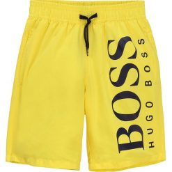 Boss - Szorty kąpielowe dziecięce 164-176 cm. Czarne spodenki chłopięce Boss, z nadrukiem, z poliesteru. W wyprzedaży za 179,90 zł.