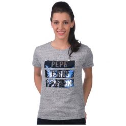 Pepe Jeans T-Shirt Damski Moma M Szary. Szare bluzki damskie marki Pepe Jeans, m, z jeansu. W wyprzedaży za 135,00 zł.
