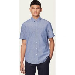 Koszula Boss Luka_2 50433081. Niebieskie koszule męskie Boss, m, bez wzorów, casualowe, bez kołnierzyka, bez rękawów. Za 429,00 zł.