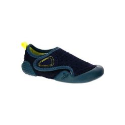 Buty Gym & Pilates 500 BABYLIGHT dla maluchów. Niebieskie buciki niemowlęce DOMYOS, z poliesteru, bez zapięcia. Za 54,99 zł.