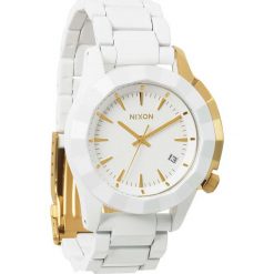 Zegarki damskie: Zegarek damski All White Gold Nixon Monarch A2881035