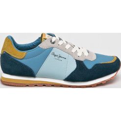 Pepe Jeans - Buty Verona W Pantone. Niebieskie buty sportowe damskie Pepe Jeans, bez wzorów, z jeansu, sportowe. W wyprzedaży za 279,90 zł.