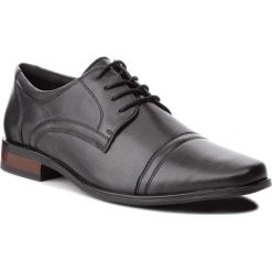 Półbuty LASOCKI FOR MEN - MI07-A579-A439-01 Czarny. Czarne buty wizytowe męskie Lasocki For Men, ze skóry. Za 129,99 zł.
