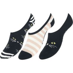 Skarpetki damskie: Vans Right Meow Canoodle Skarpetki czarny/biały/różowy