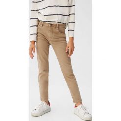 Mango Kids - Spodnie dziecięce Peru5 116-164 cm. Niebieskie spodnie chłopięce Mango Kids, bez wzorów, z elastanu, casualowe. Za 69,90 zł.