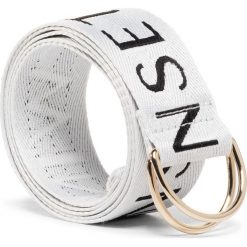 Pasek Damski TWINSET - Cintura 201TO534B Bic.Antique W 05054. Białe paski damskie Twinset, w paski, z materiału. W wyprzedaży za 179,00 zł.