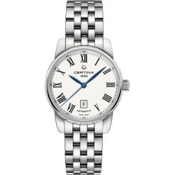 RABAT ZEGAREK CERTINA DS Podium Lady Automatic C001.007.11.013.00. Białe zegarki damskie CERTINA, ze stali. W wyprzedaży za 2587,20 zł.