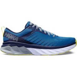 Buty Hoka Arahi 3 M Granatowo-Niebieskie. Niebieskie buty sportowe męskie HOKA, z materiału, bez zapięcia, do biegania. Za 439,99 zł.