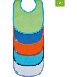 Śliniaki: Ślinaczki (5 szt.) z kolorowym wzorem – 30 x 21,5 cm