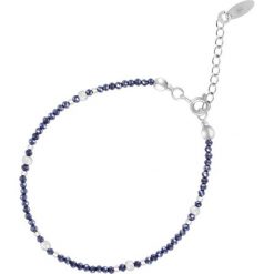 Bransoletki damskie: Wspaniała Bransoletka Srebrna - srebro 925, Spinel