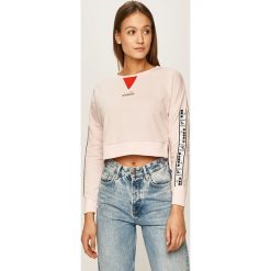 Diadora - Bluza. Różowe bluzy damskie Diadora, s, z aplikacjami, z bawełny, bez rękawów, bez kaptura. Za 219,90 zł.