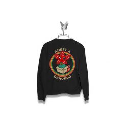 Bluza Adopt the Demodog Męska. Czarne bluzy damskie Failfake, s, bez wzorów, bez kołnierzyka, bez rękawów, bez kaptura. Za 170,00 zł.