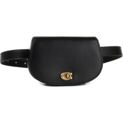 Saszetka nerka COACH - Saddler Blt Bag 76216 B4/Black. Czarne nerki damskie Coach, bez wzorów, ze skóry, bez dodatków. W wyprzedaży za 639,00 zł.