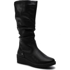 Kozaki CLARA BARSON - SWS2722-01 Black. Czarne kozaki damskie Clara Barson, ze skóry ekologicznej, bez obcasa, na obcasie, bez zapięcia. Za 149,99 zł.