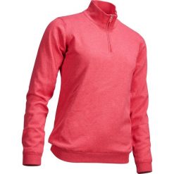 Sweter wiatroszczelny do golfa damski. Różowe swetry damskie INESIS, xl, bez wzorów, z bawełny, bez rękawów, bez kaptura. Za 119,99 zł.