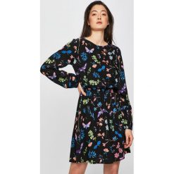 Medicine - Sukienka Sensual Preppy. Czarne sukienki damskie MEDICINE, na co dzień, s, bez wzorów, z wiskozy, casualowe, z okrągłym kołnierzem, bez rękawów, mini, rozkloszowane. Za 119,90 zł.