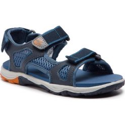 Sandały JACK WOLFSKIN - Puno Beach Sandal B 4030021 S Ocean Wave. Niebieskie sandały chłopięce Jack Wolfskin, ze skóry ekologicznej, bez zapięcia. W wyprzedaży za 139,00 zł.